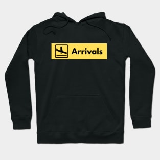 Arrivals Sign (Airport) Hoodie